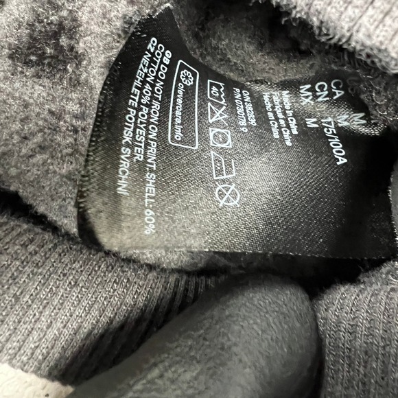 H&M LOGG Atari Hoodie Mens Medium Black Retro Gaming Graphic Pullover Sweatshirt - Picture 4 of 8